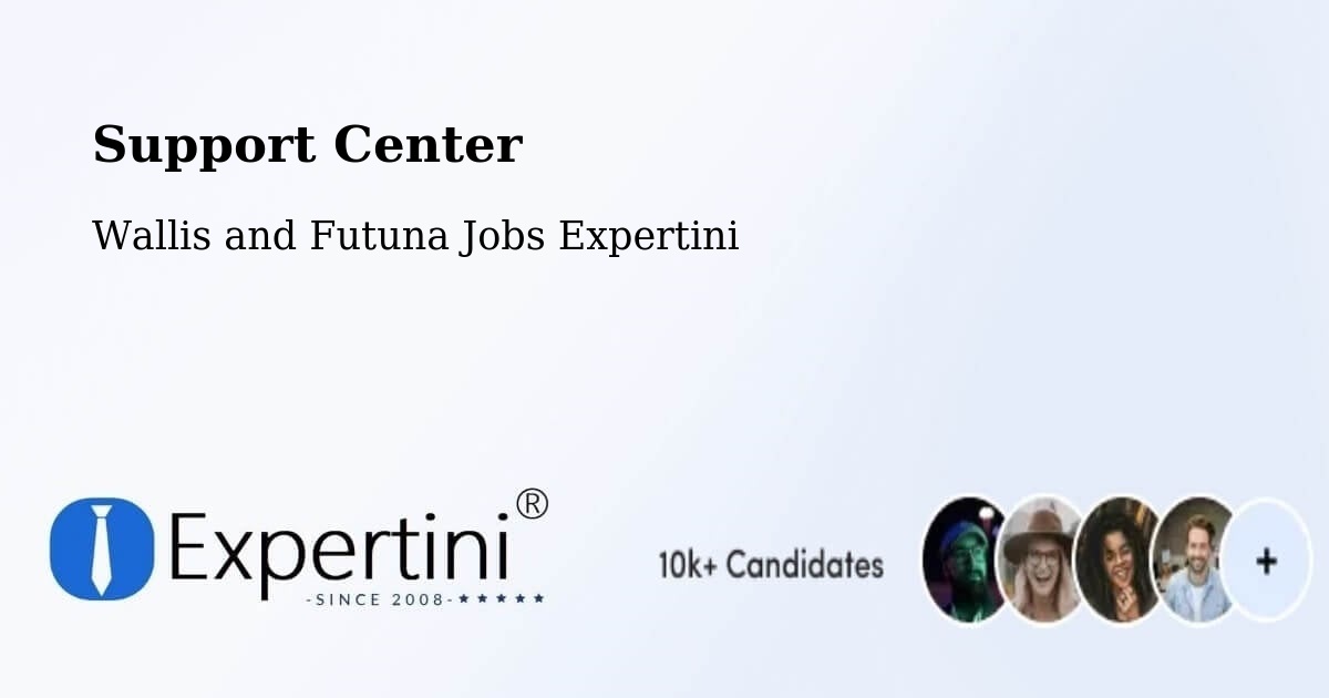 Support Center - Wallis and Futuna Jobs Expertini